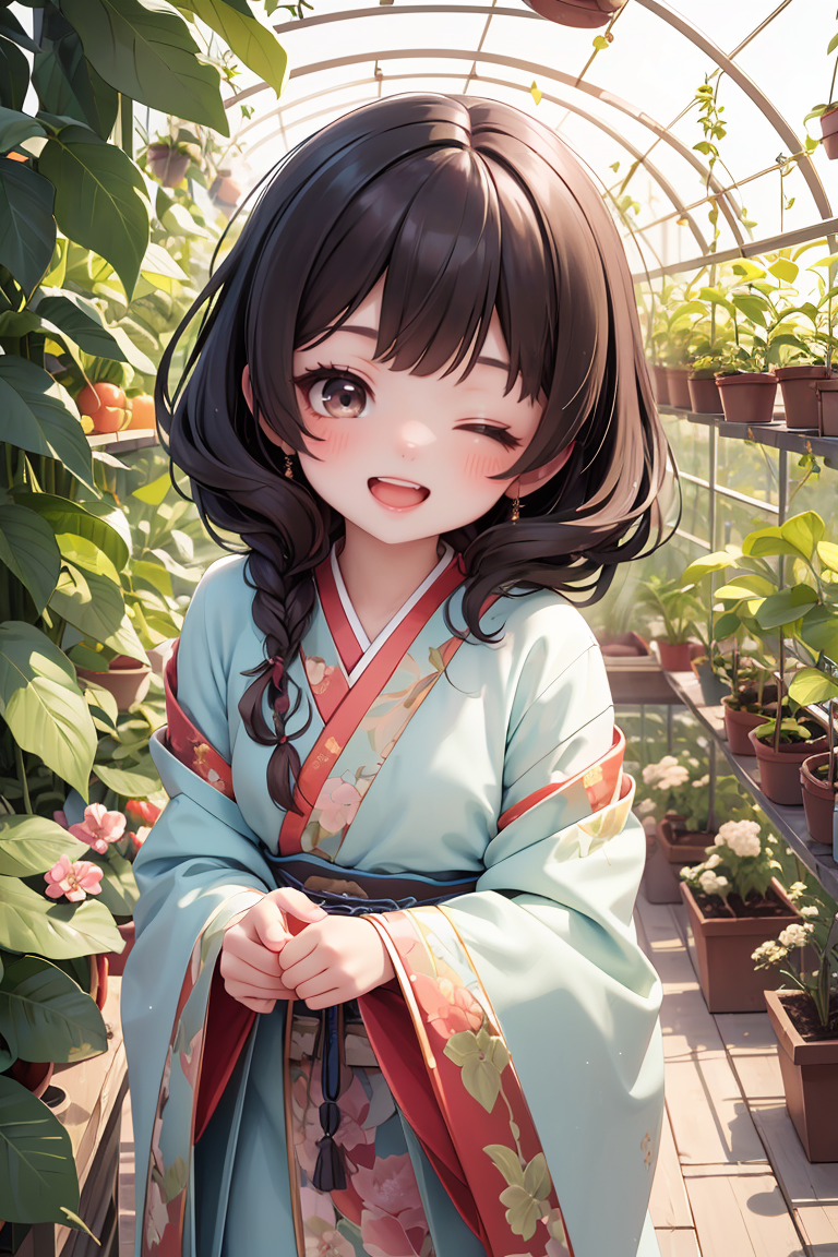 387404-1996331897-masterpiece,best quality,absurdres,(ultra-detailed),1girl,chibi,hanfu,fringed bangs,brown eyes,vegetable greenhouse,cscenery,one.png